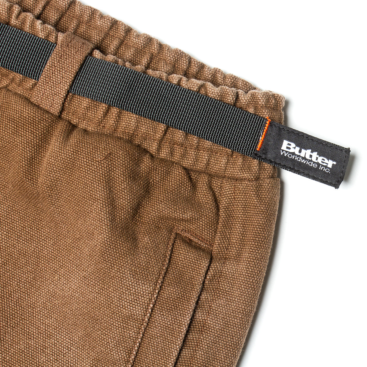 Washed Canvas Patchwork Pants