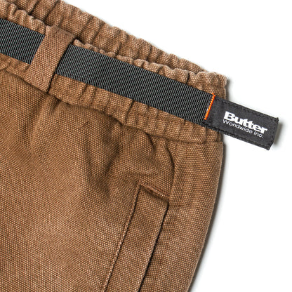 Washed Canvas Patchwork Pants