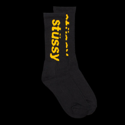 Helvetica Crew Sock