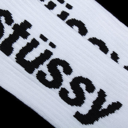 Helvetica Crew Sock
