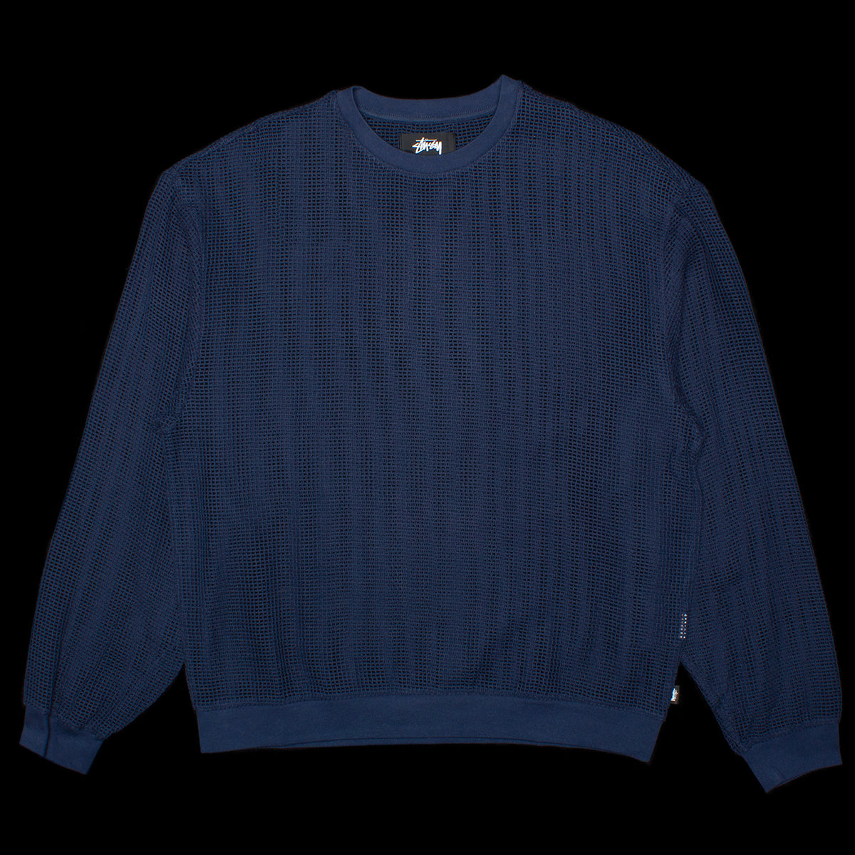 Cotton Mesh L/S Crew