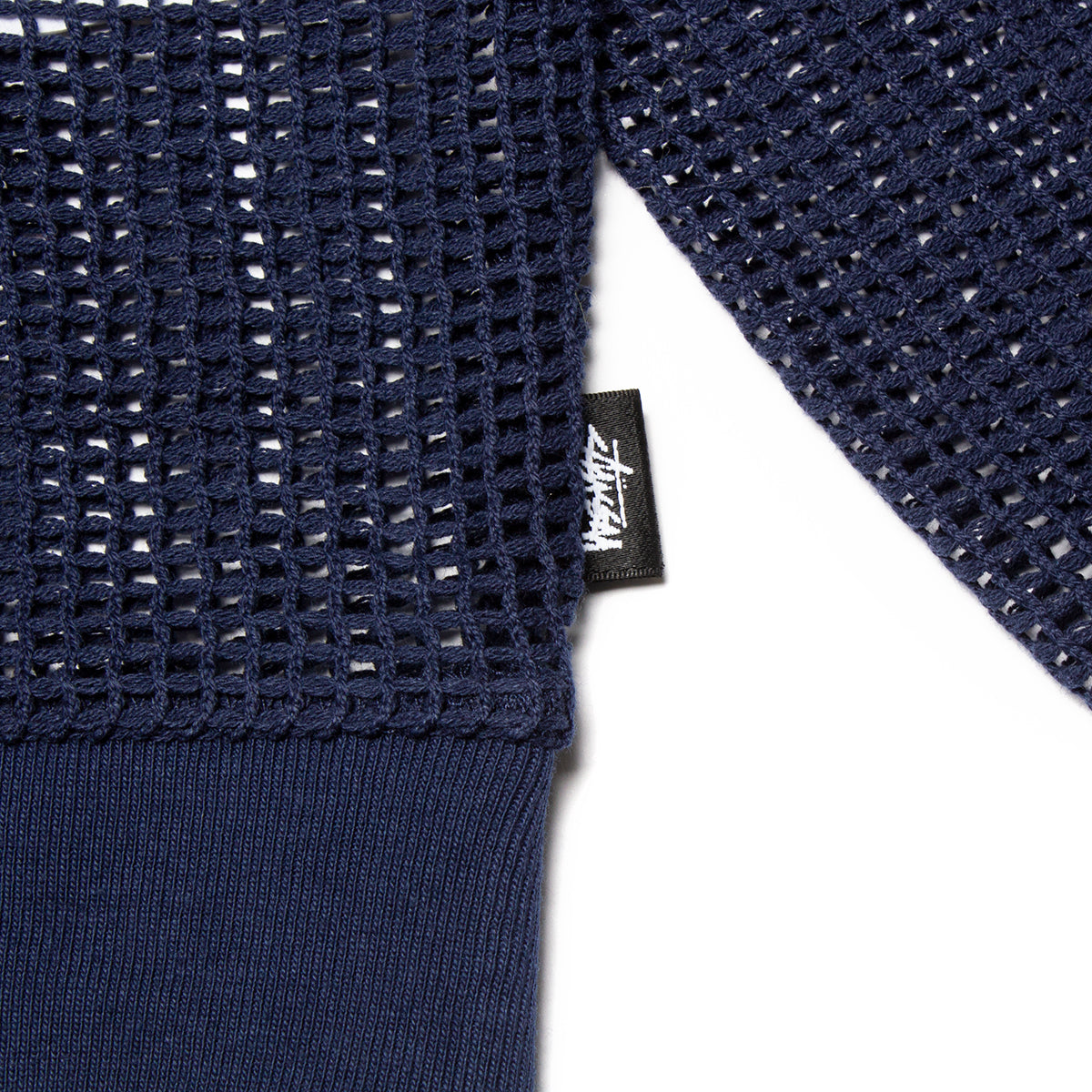 Cotton Mesh L/S Crew