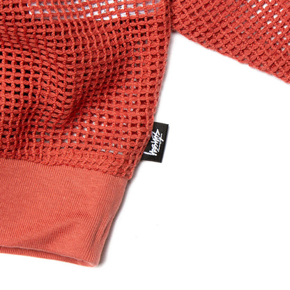 Cotton Mesh L/S Crew