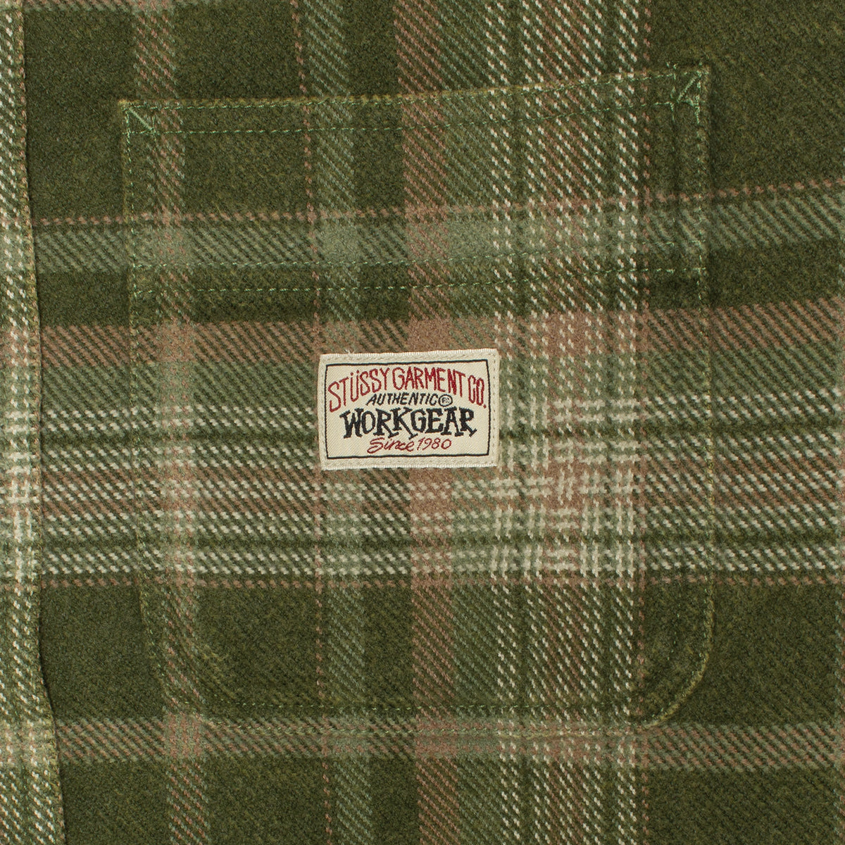 Heavy Washed Plaid Shirt