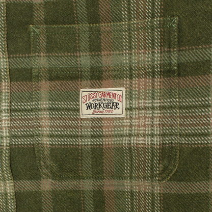 Heavy Washed Plaid Shirt
