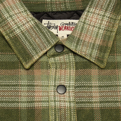 Heavy Washed Plaid Shirt