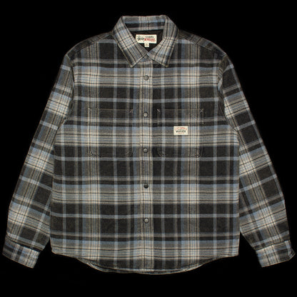 Heavy Washed Plaid Shirt