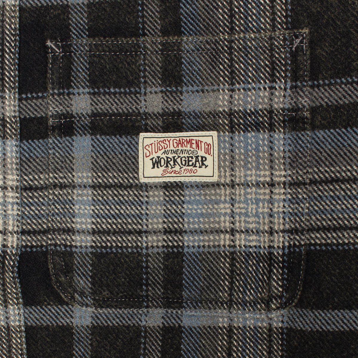 Heavy Washed Plaid Shirt