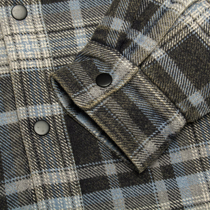 Heavy Washed Plaid Shirt