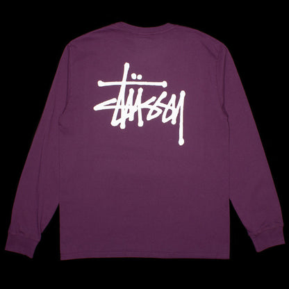 Basic Stussy Pigment Dyed L/S T-Shirt