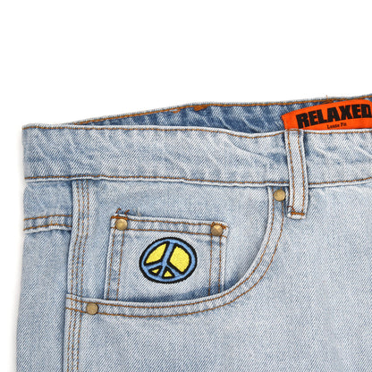 Flower Denim Jeans
