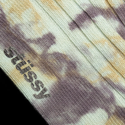 Multi Dyed Ribbed Socks