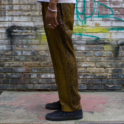 Leopard Jacquard Bryan Pant