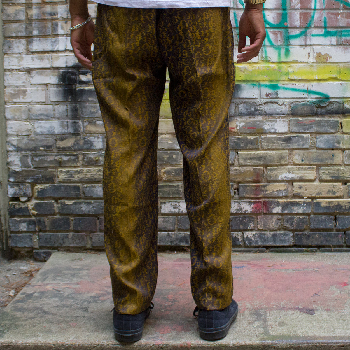 Leopard Jacquard Bryan Pant