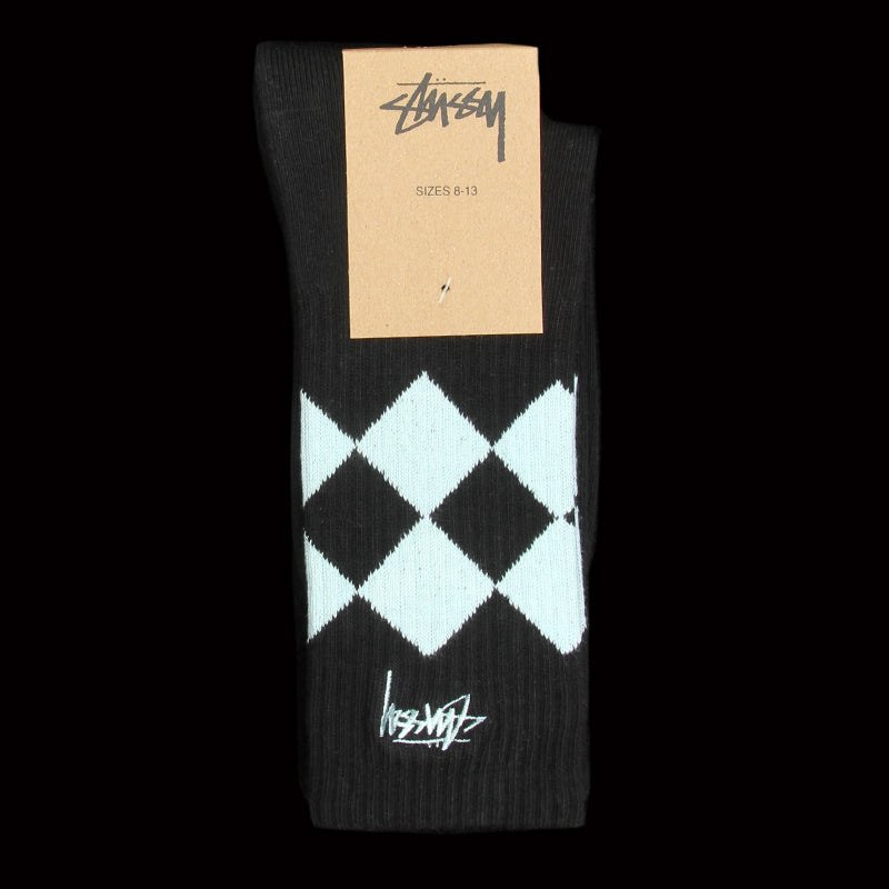 Argyle Jacquard Crew Socks