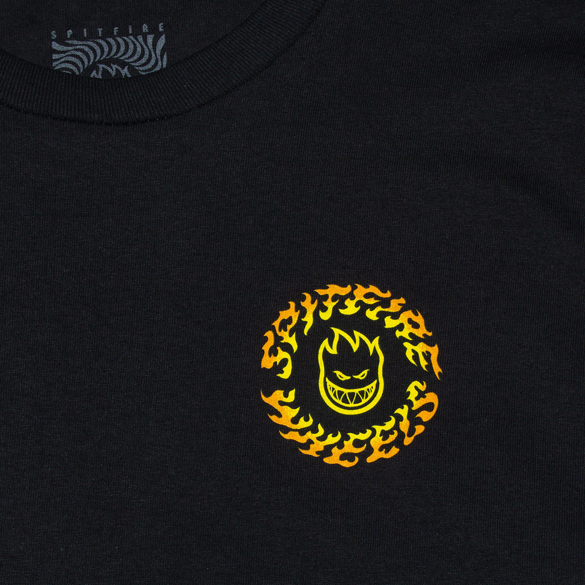 Torched Script L/S T-Shirt