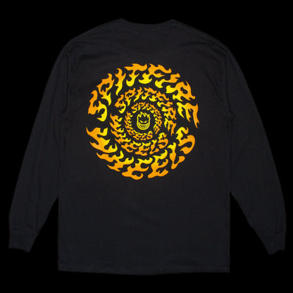 Torched Script L/S T-Shirt