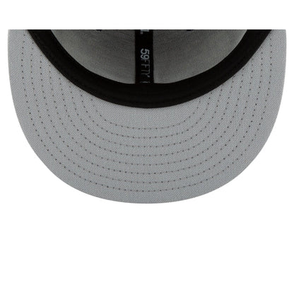 Chicago Cubs Blackout Basic 59FIFTY Fitted Hat