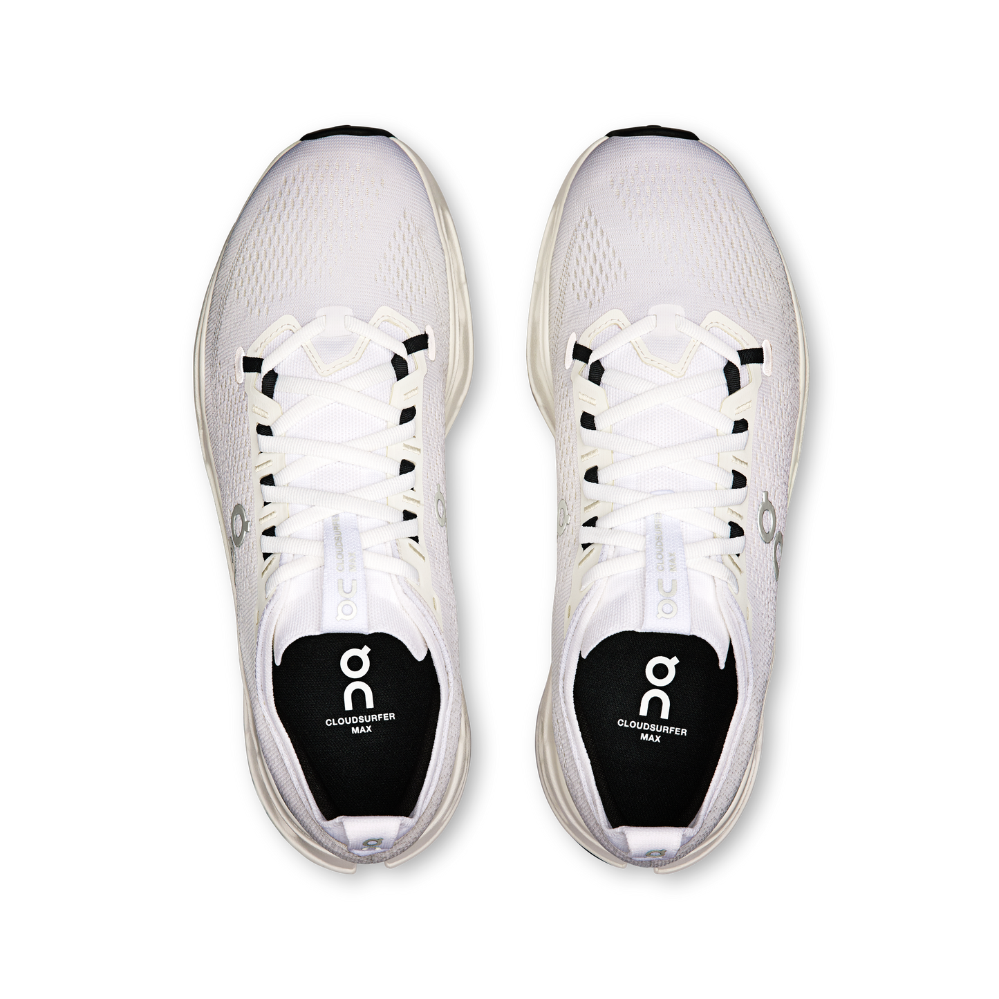 On Running Men's Cloudsurfer Max Shoes - White / White