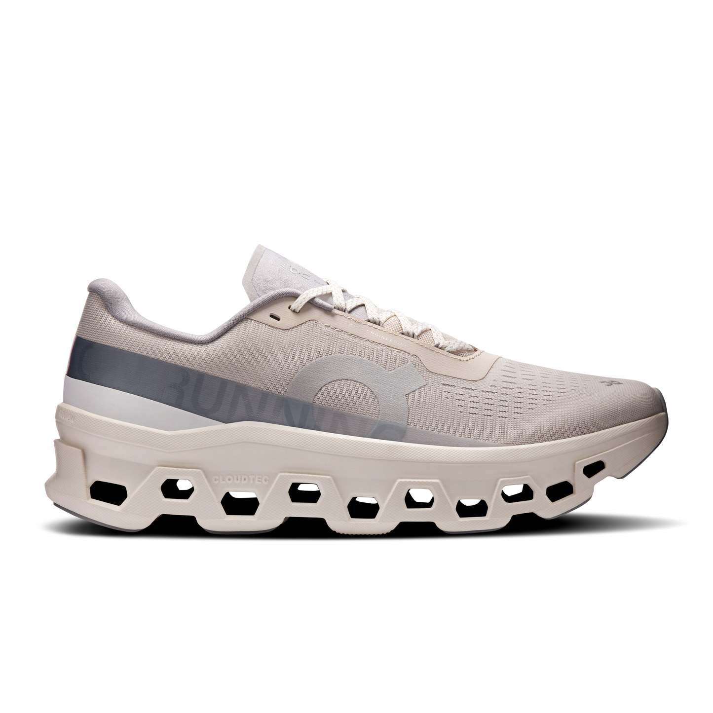 On Running Men's Cloudmonster 1 Shoes - Pearl / Ivory