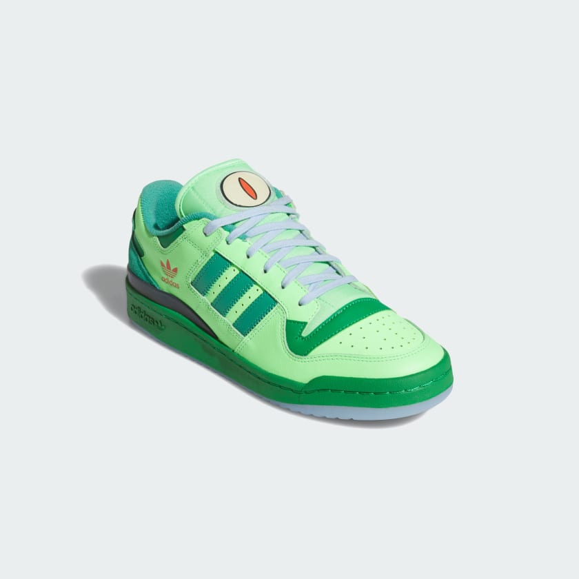 Adidas Men's The Simpsons X Adidas Forum Low Treehouse Of Horror Shoes - Lime Burst / Green / Semi Court Green