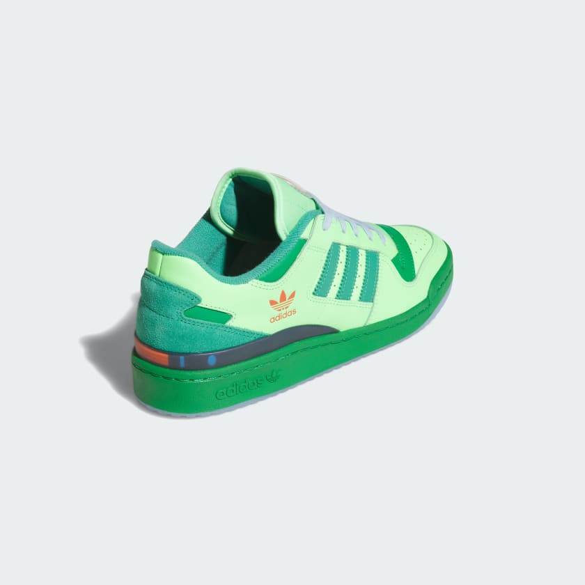 Adidas Men's The Simpsons X Adidas Forum Low Treehouse Of Horror Shoes - Lime Burst / Green / Semi Court Green