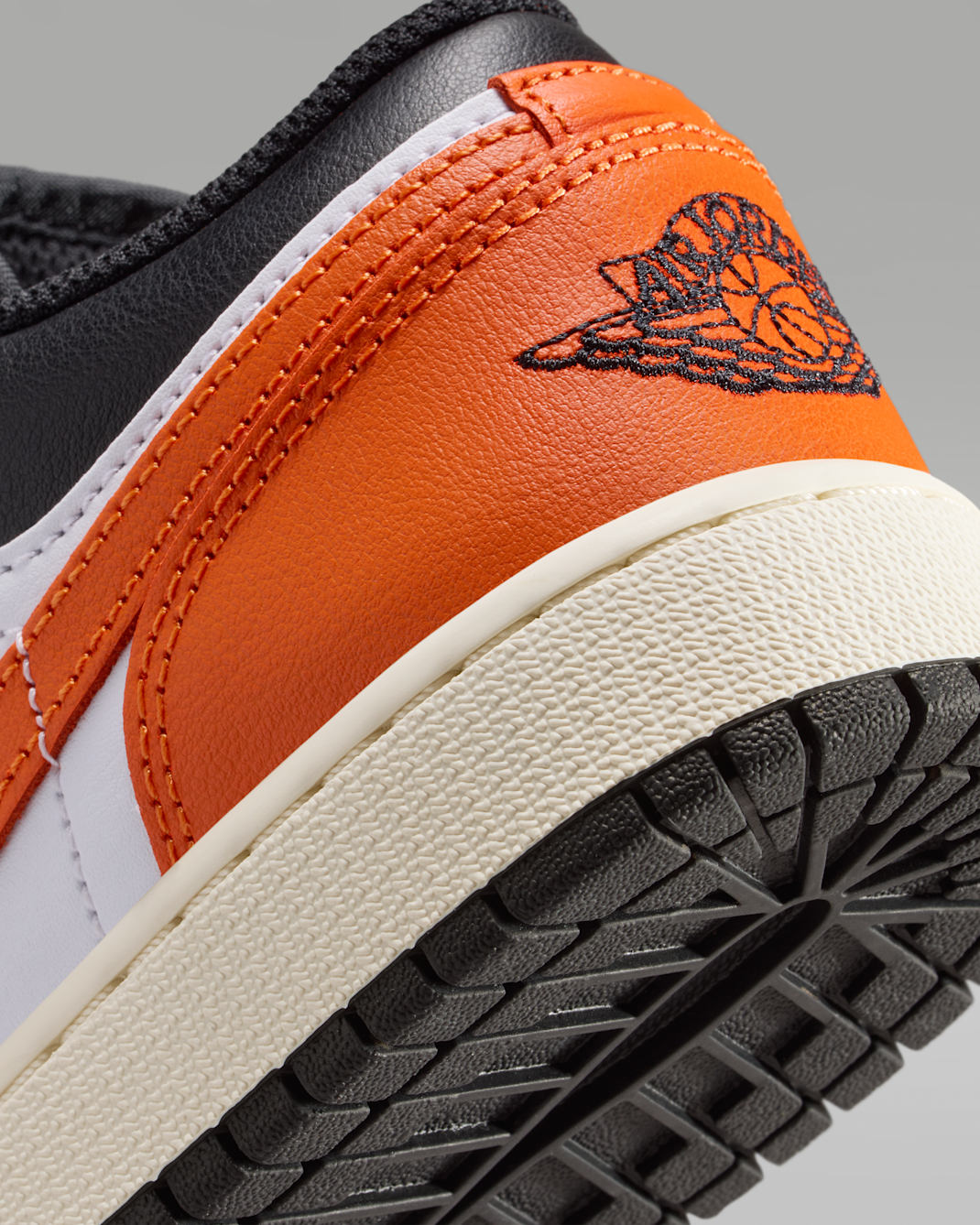 Nike Kids' Air Jordan 1 Low Shoes - Black / White / Sail / Starfish