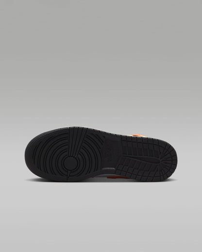 Nike Kids' Air Jordan 1 Mid Shoes - Starfish / White / Sail / Black