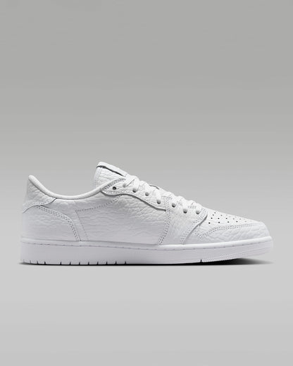 Nike Men's Air Jordan 1 Retro Low Shoes - All White