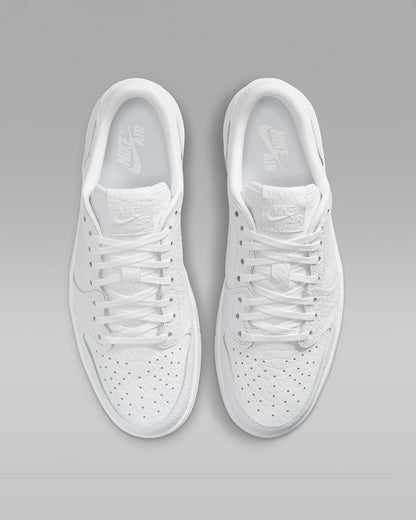 Nike Men's Air Jordan 1 Retro Low Shoes - All White