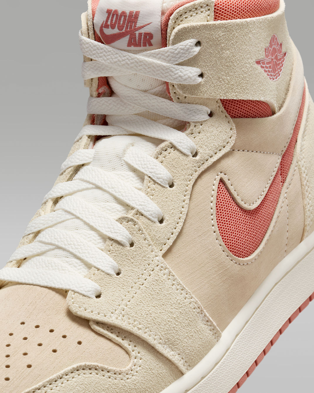 Nike Men's Jordan 1 High Zoom Air Cmft 2 Shoes - Sail / Burnt Sunrise / Sail / Terra Blush