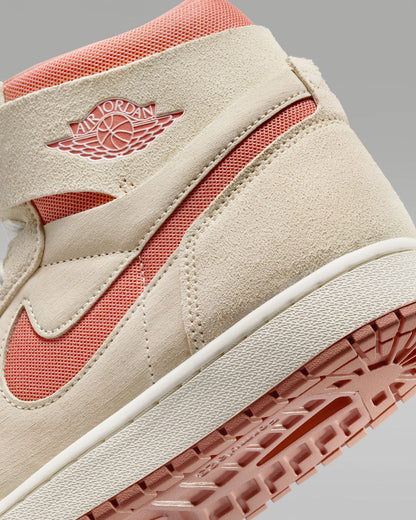 Nike Men's Jordan 1 High Zoom Air Cmft 2 Shoes - Sail / Burnt Sunrise / Sail / Terra Blush