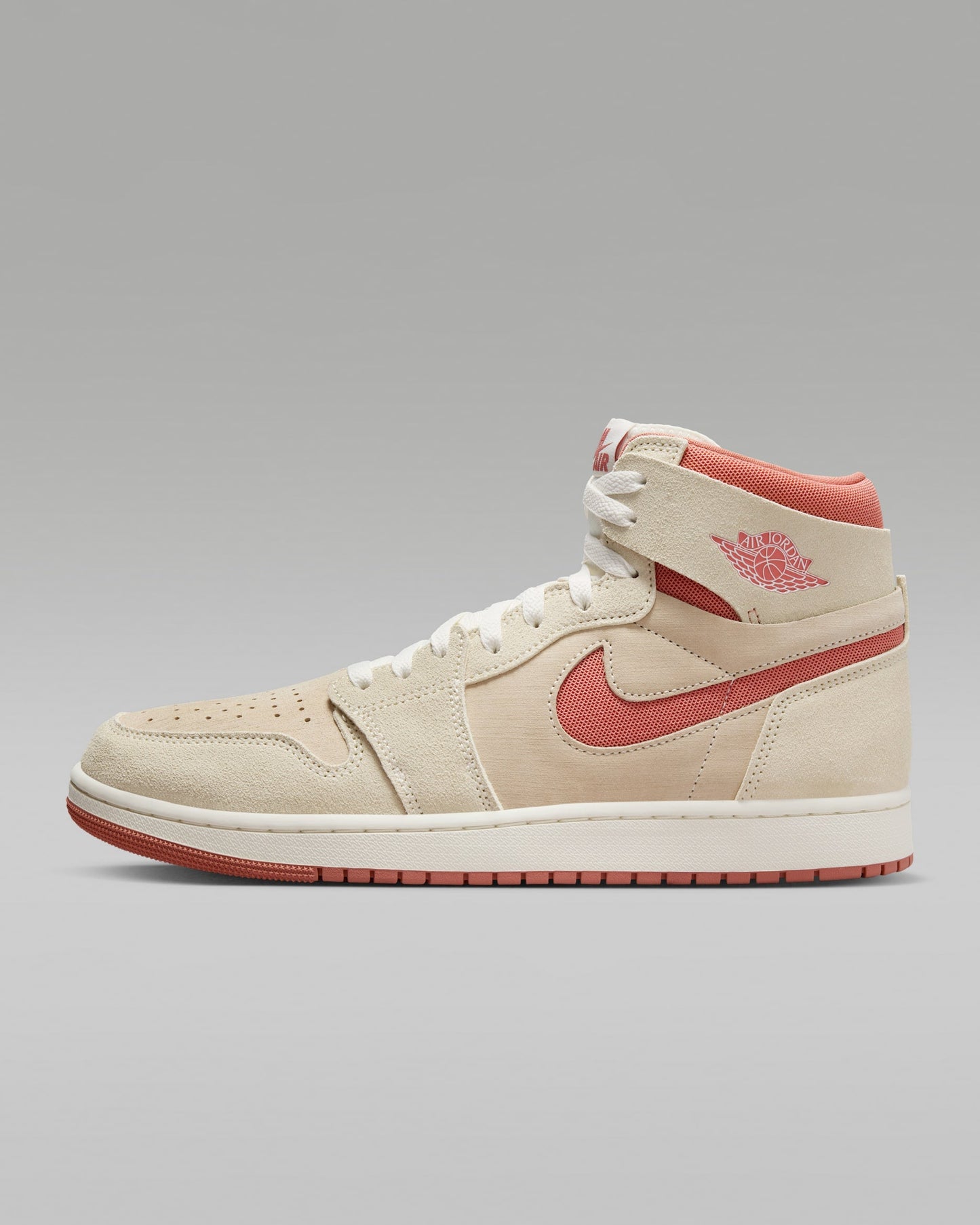 Nike Men's Jordan 1 High Zoom Air Cmft 2 Shoes - Sail / Burnt Sunrise / Sail / Terra Blush