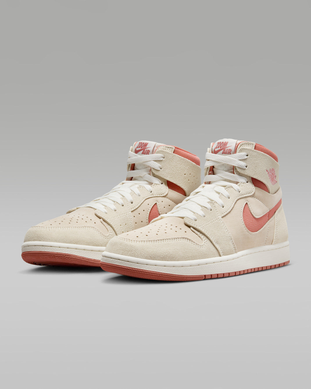 Nike Men's Jordan 1 High Zoom Air Cmft 2 Shoes - Sail / Burnt Sunrise / Sail / Terra Blush