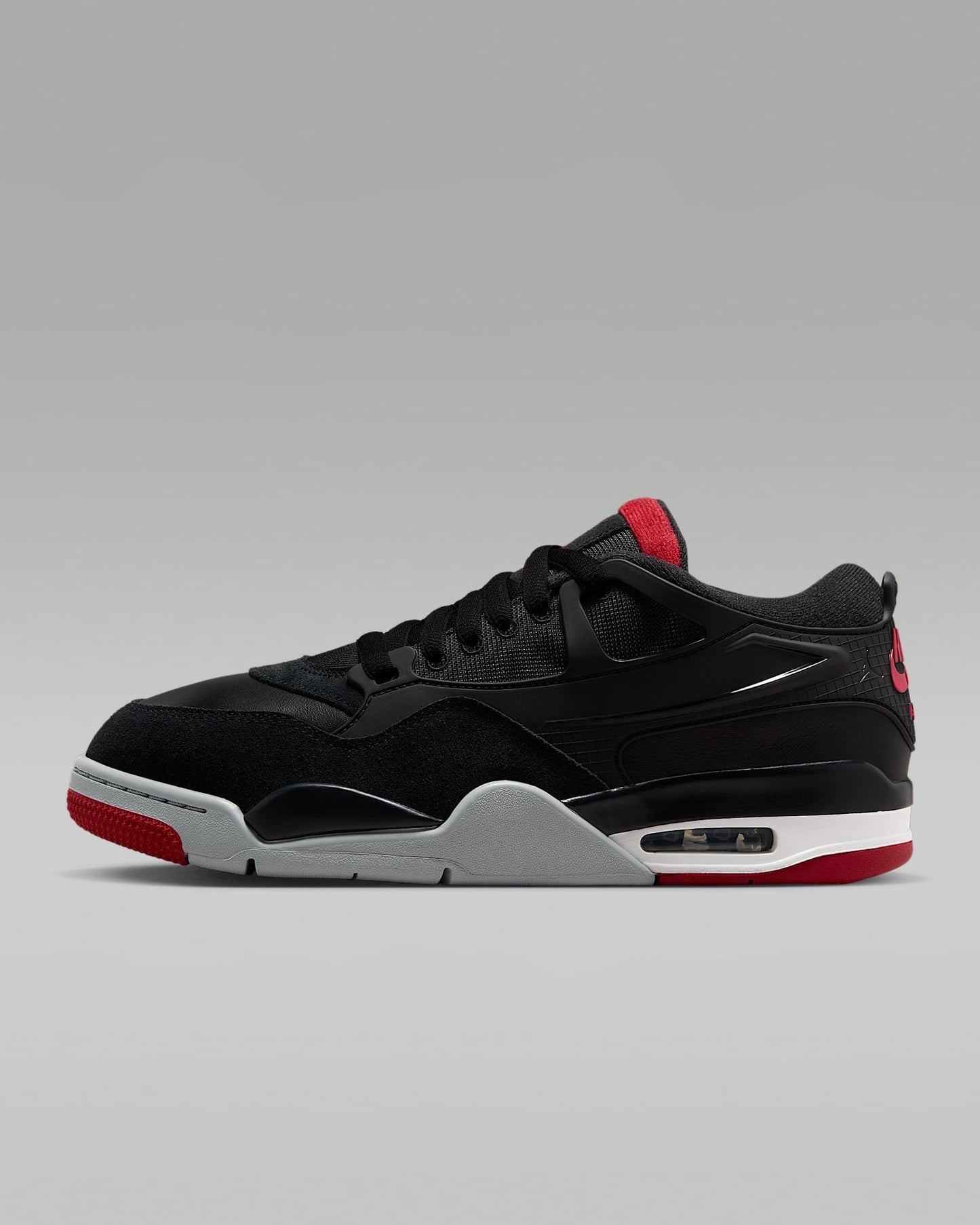 Nike Men's Jordan 4 Rm Shoes - Black / Varsity Red / Wolf Grey / White