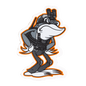 Frogman Team Angry Sticker