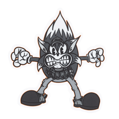 Ranger Fox Team Angry Sticker