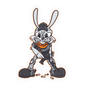 Killer Rabbit Team Angry Sticker