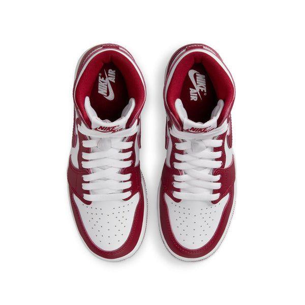 Nike Kids' Air Jordan 1 Retro High OG Shoes - White / Team Red