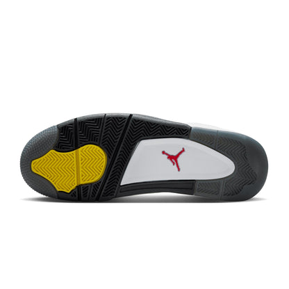 Nike Men's Air Jordan 4 Rm Premium Shoes - White / Black / Smoke Grey / Fire Red