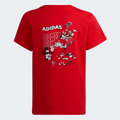 Adidas Kids' Disney Mickey and Friends Tee - Vivid Red