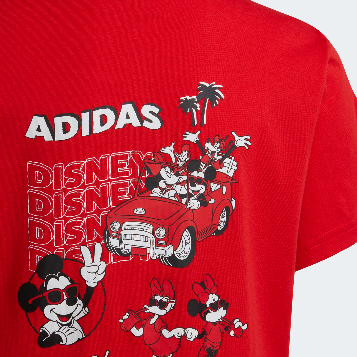 Adidas Kids' Disney Mickey and Friends Tee - Vivid Red