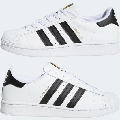 Adidas Kids' Superstar Shoes - Cloud White / Core Black
