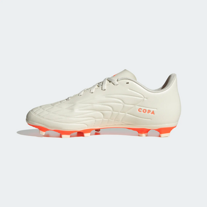Adidas Men's Copa Pure.4 Flexible Ground Boots - Off White / Solar Orange