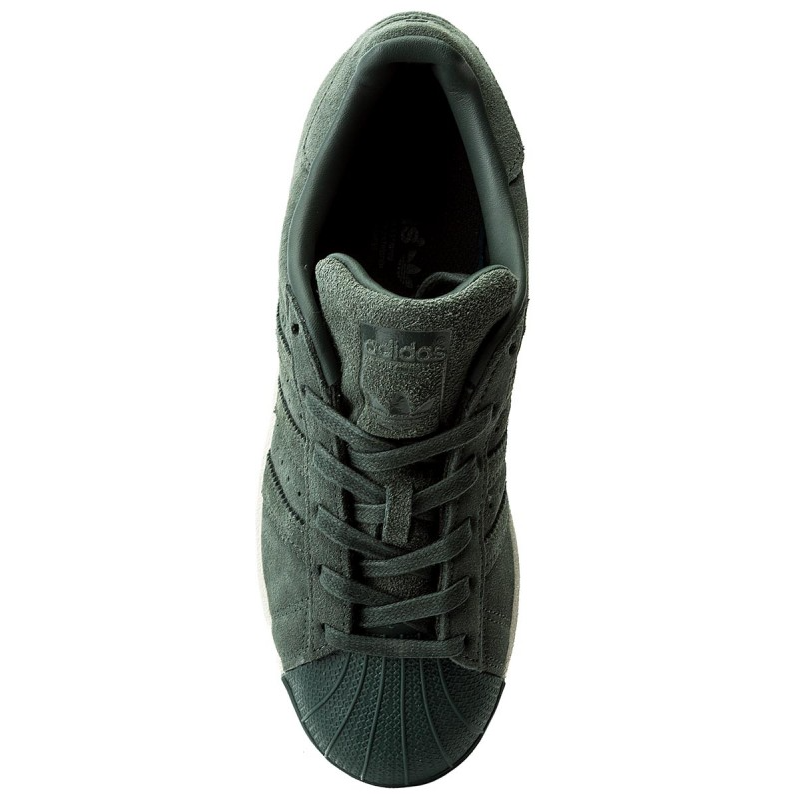Adidas Men's Superstar Shoes - All Green Night