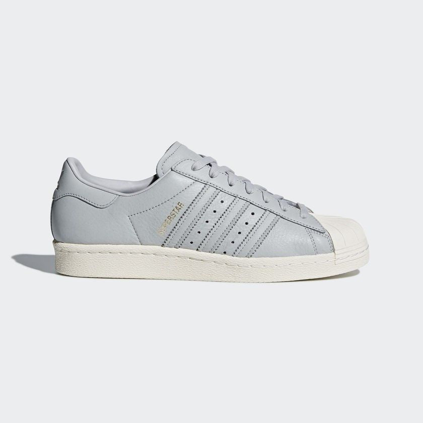 Adidas Superstar 80s Shoes - Grey / Red / Blue