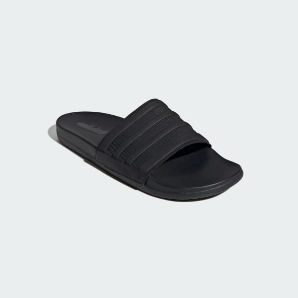Adidas Men's Adilette Comfort Slides Shoes - Triple Black