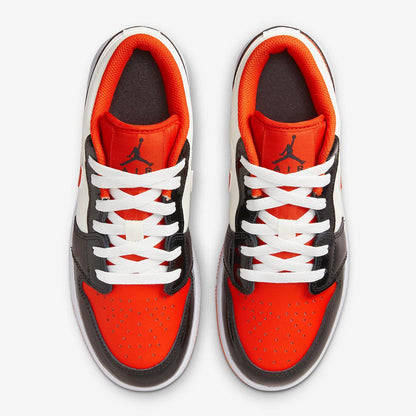 Nike Kids' Air Jordan 1 Low GS Shoes - Team Orange / Black / Sail