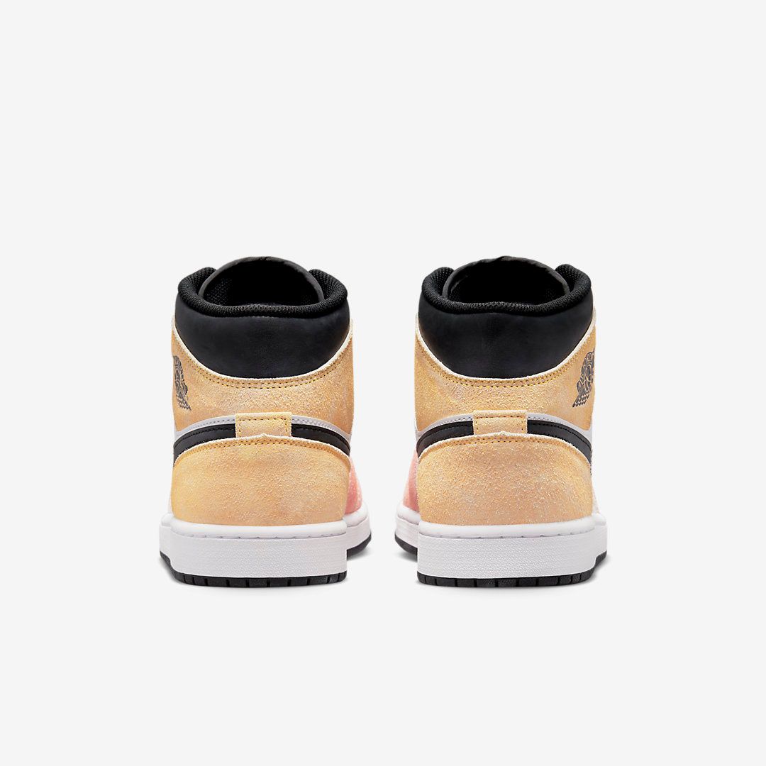 Nike Men's Air Jordan 1 Mid SE Shoes - Magic Ember / Sundial / White / Black