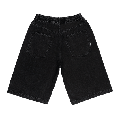New Era Branded Warehouse Black Jean Shorts